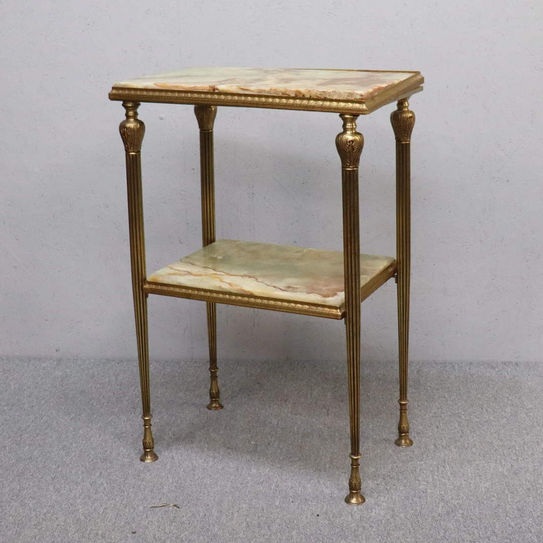 SIDOBORD med stenskivor och metall, 1900-talets andra hälft. — Tables — Markus Auktioner
