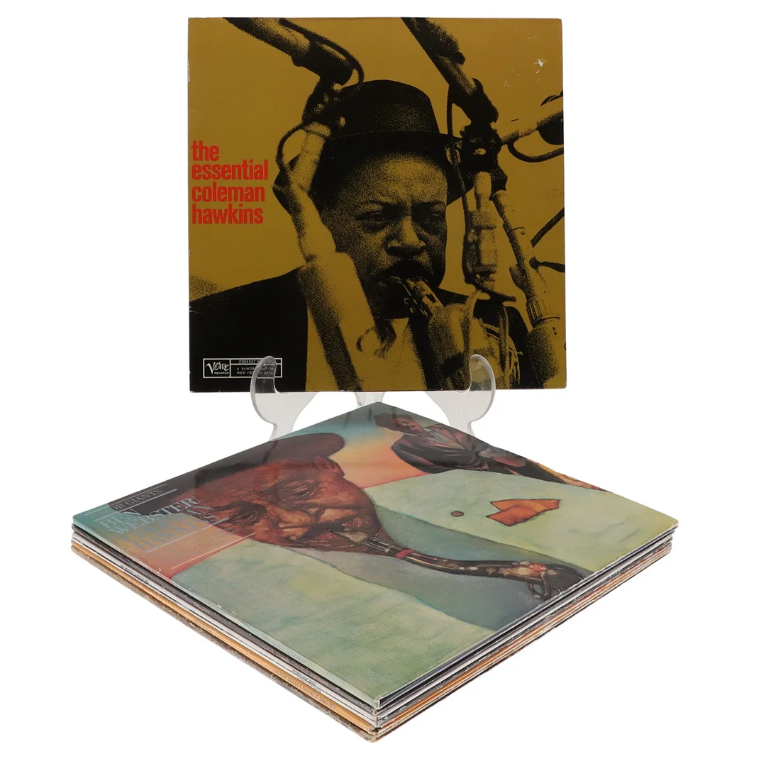 COLEMAN HAWKINS & BEN WEBSTER LP COLLECTION – INCLUDING BLACK LION RECORDINGS AND EUROPEAN JAZZ ISSUES (7). — Audio, Vinyl & Hi-Fi — Lawrences Auctioneers