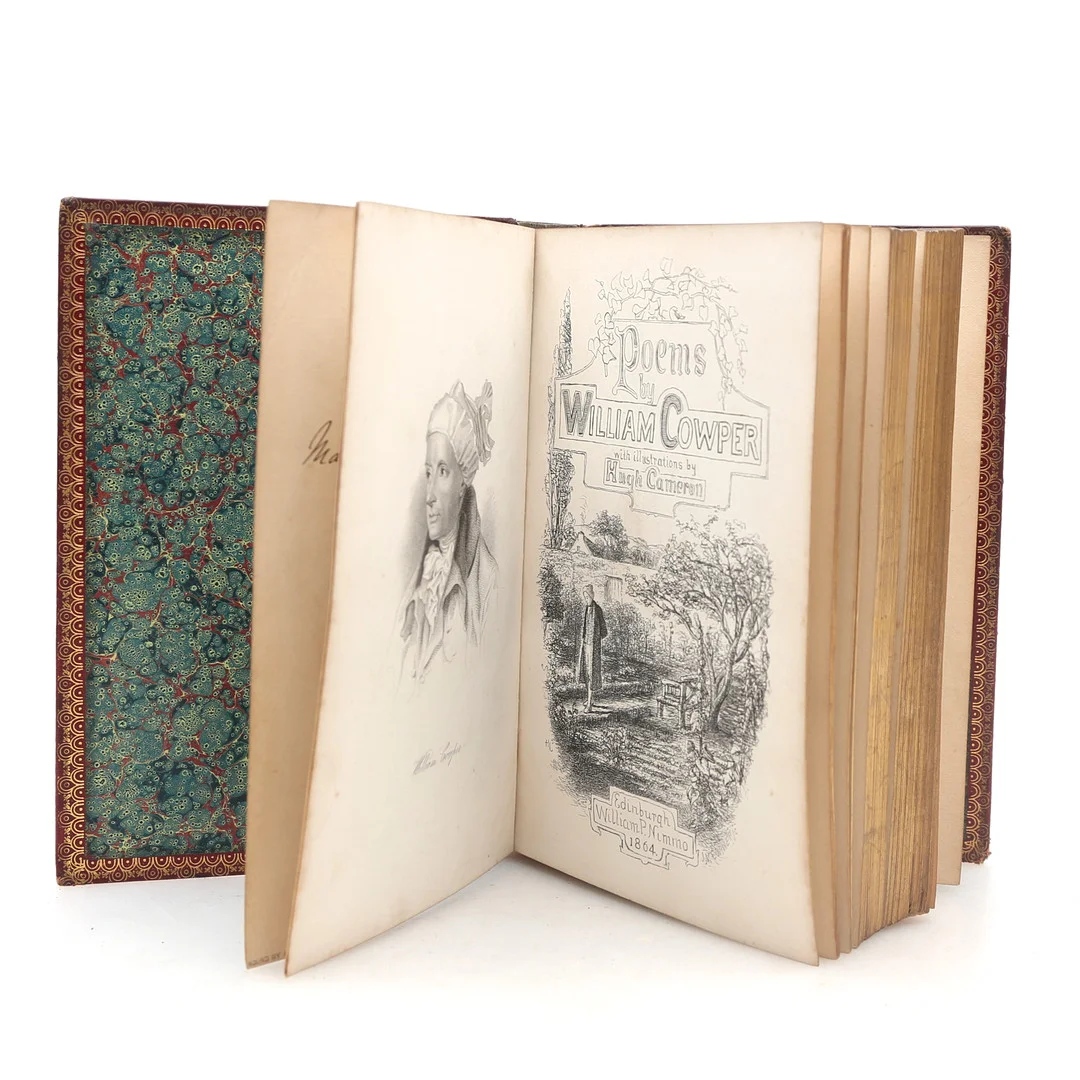 "The Poetical works of William Cowpper", 1864. — Books — Balclis