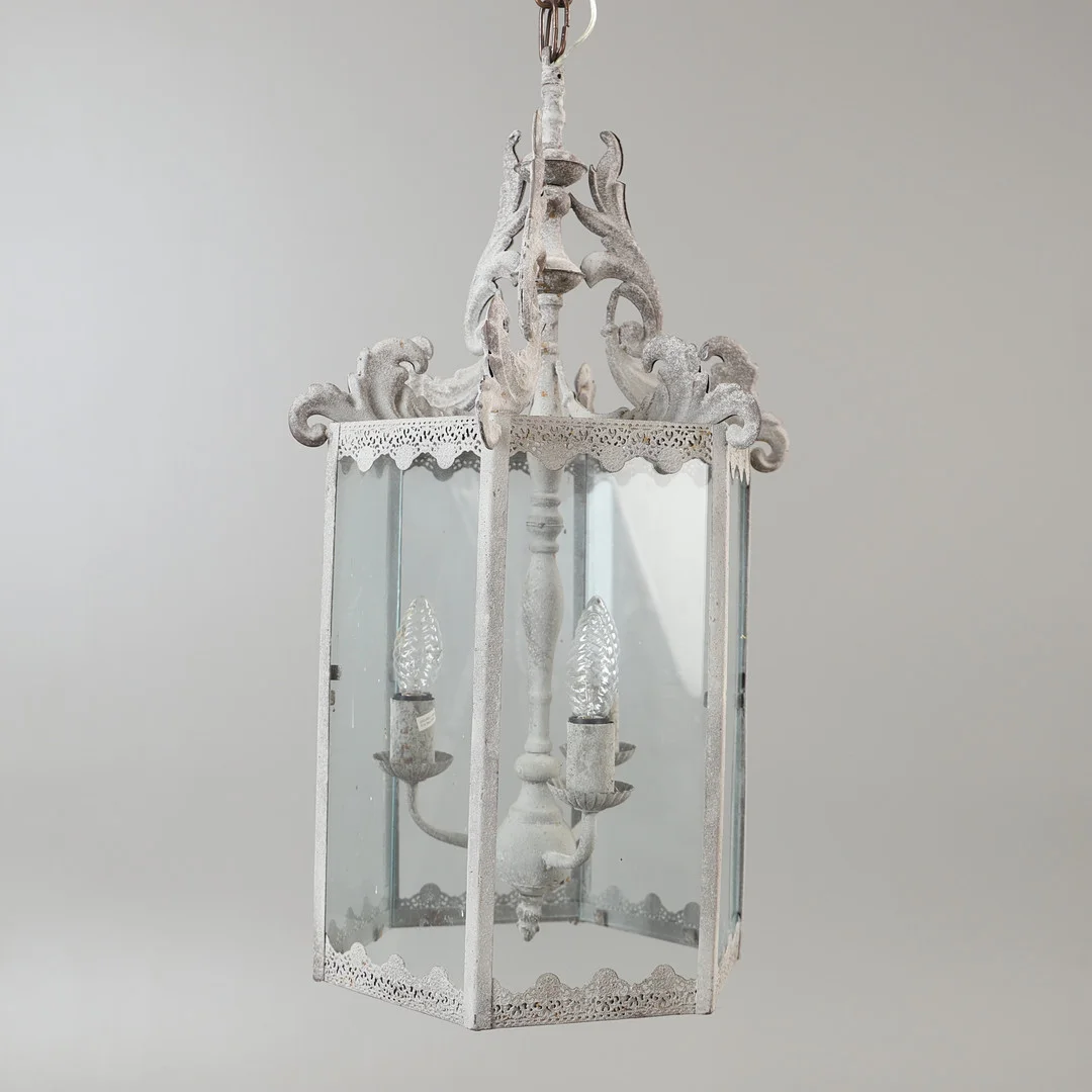 LJUSLYKTA, s. k. Bellmanlykta", metall, 2000-tal. — Ceiling lights — Helsingborgs Auktionskammare