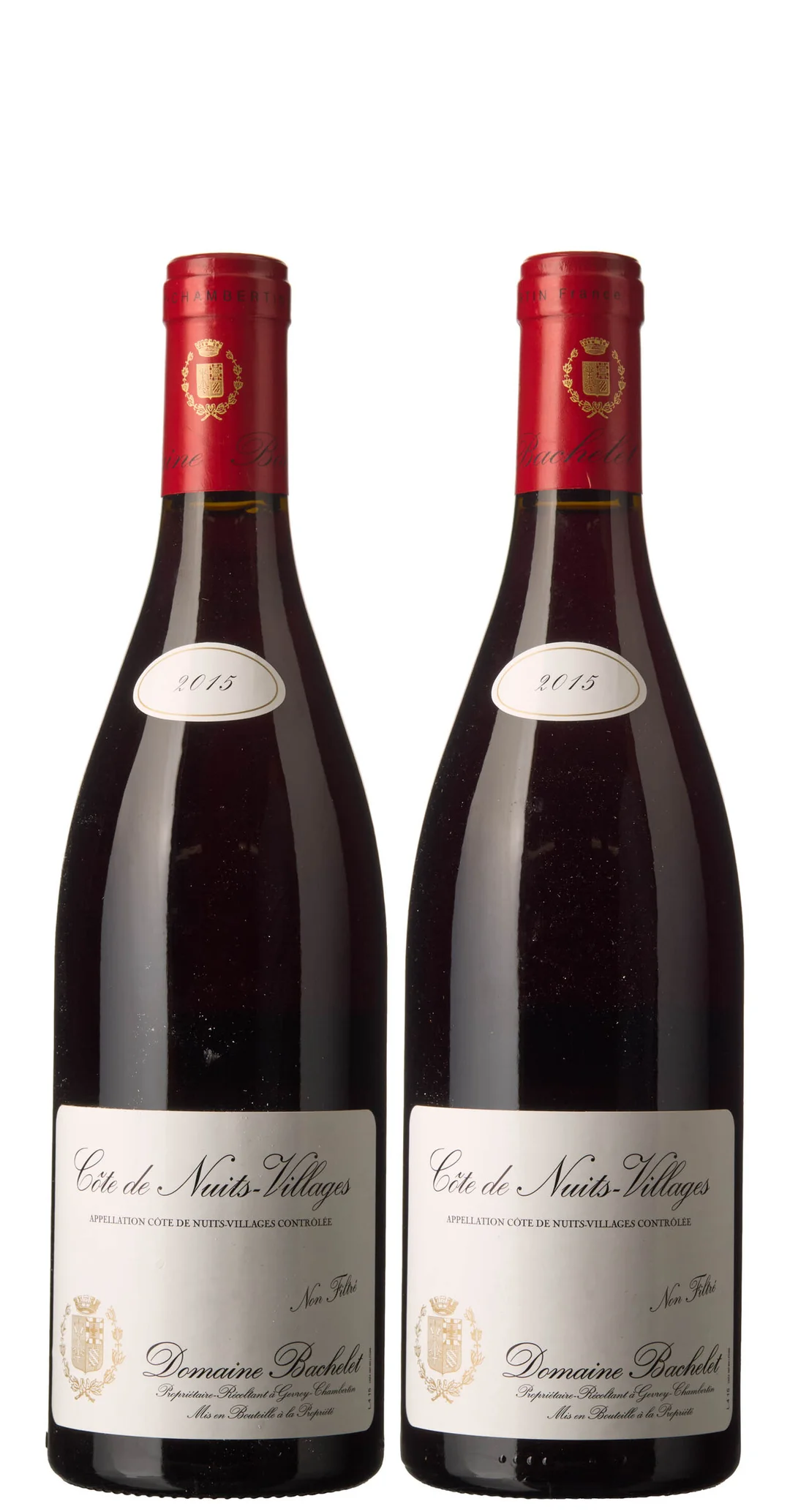 2 x Cote de Nuits-Villages 2015, Bachelet — 2 x Cote de Nuits-Villages 2015, Bachelet — Vin/Vin — Blomqvist