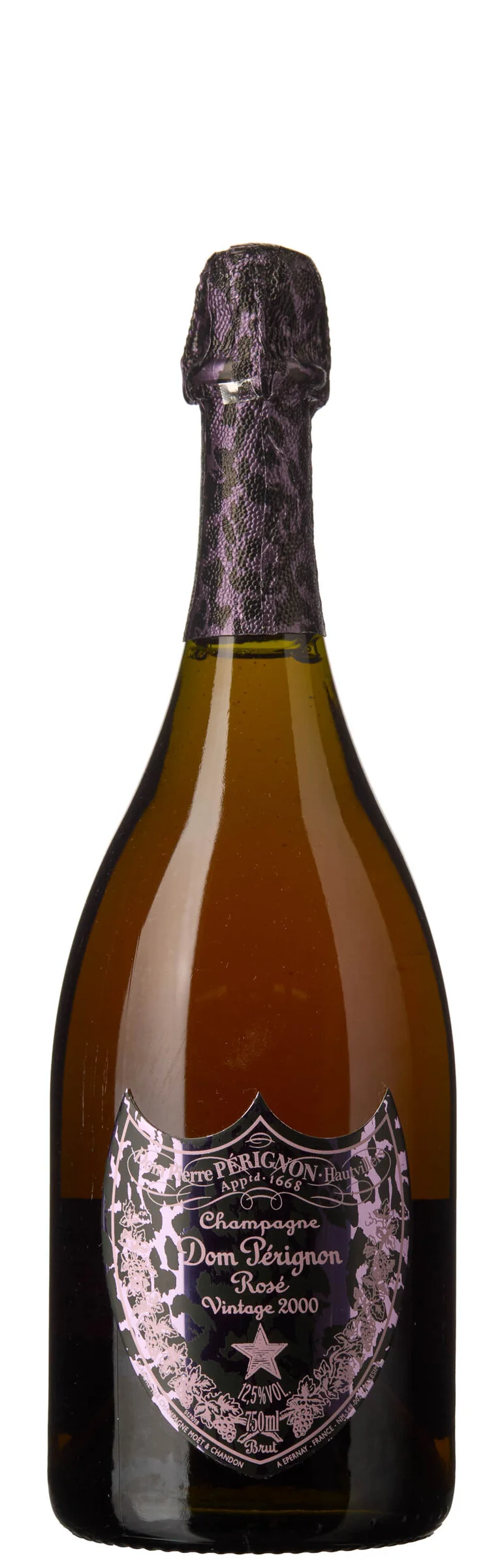 1 x Champagne Dom Perignon Rosé Wild Panther Edition Vintage Brut 2000, Dom Pierre Perignon — 1 x Champagne Dom Perignon Rosé Wild Panther Edition Vintage Brut 2000, Dom Pierre Perignon — Vin/Vin — Blomqvist
