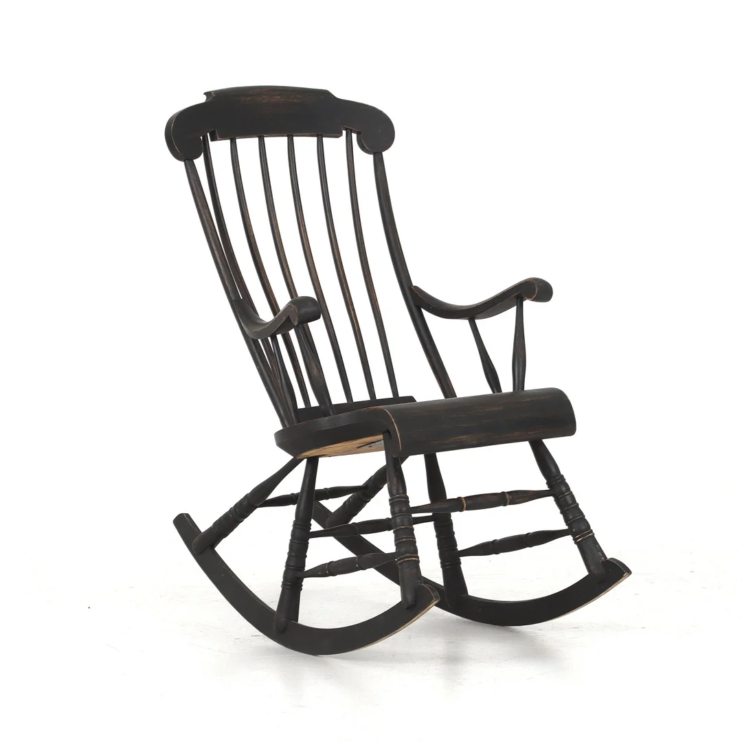 GUNGSTOL, bemålat trä, 1900-tal. — Armchairs & Chairs — Stadsauktion Sundsvall