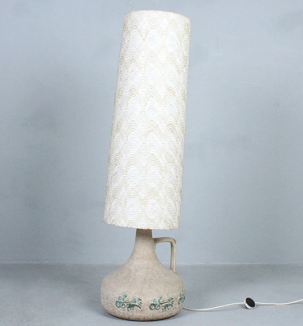 Große Keramik Stehlampe/Bodenlampe der 1970er. — Table Lamps — Stockholms Auktionsverk Düsseldorf/Neuss