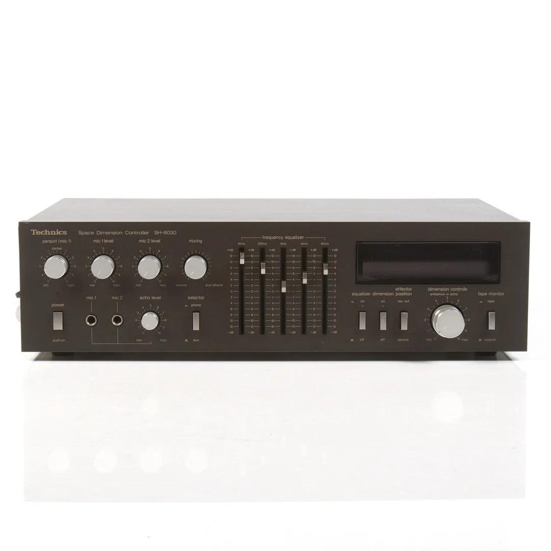 TECHNICS, SH-8030, Space Dimension Controller/Equalizer. 1980-tal. — Modern consumer electronics — Stadsauktion Sundsvall
