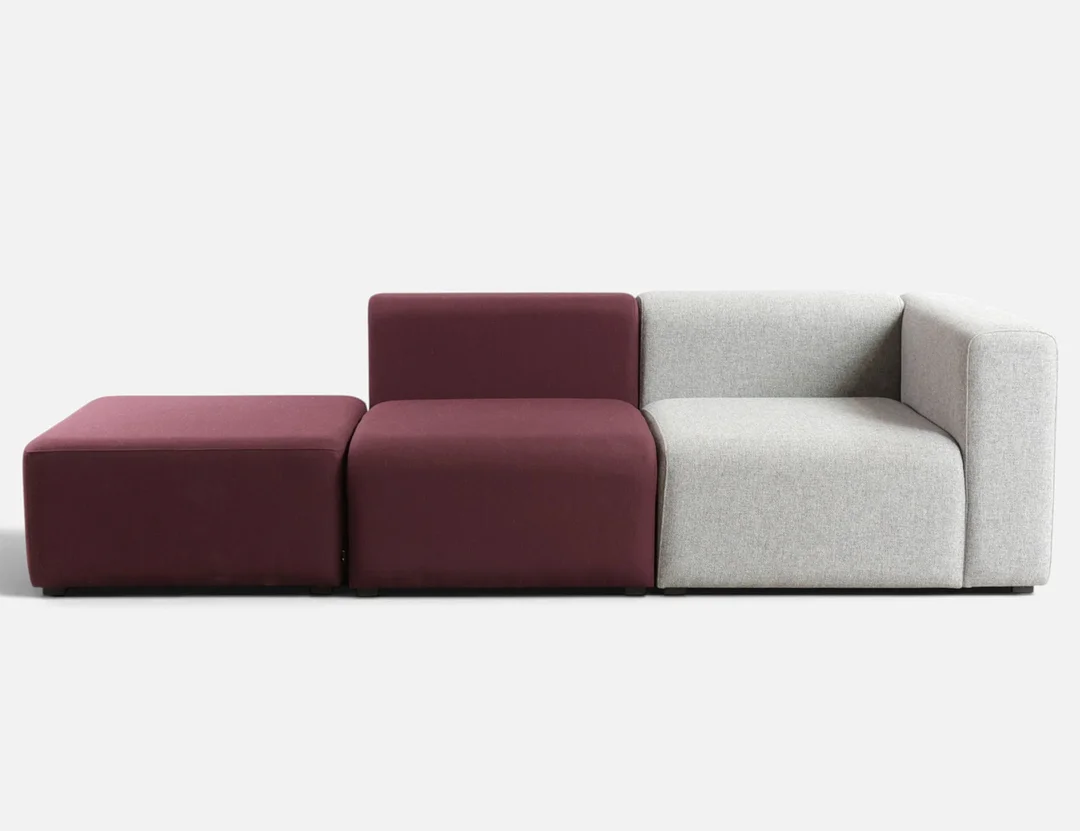 HAY. "Mags", modulsofa betrukket med uld. Udført og mærket hos HAY, Danmark (3). — Sofas & Seatings — Woxholt Auktionshus