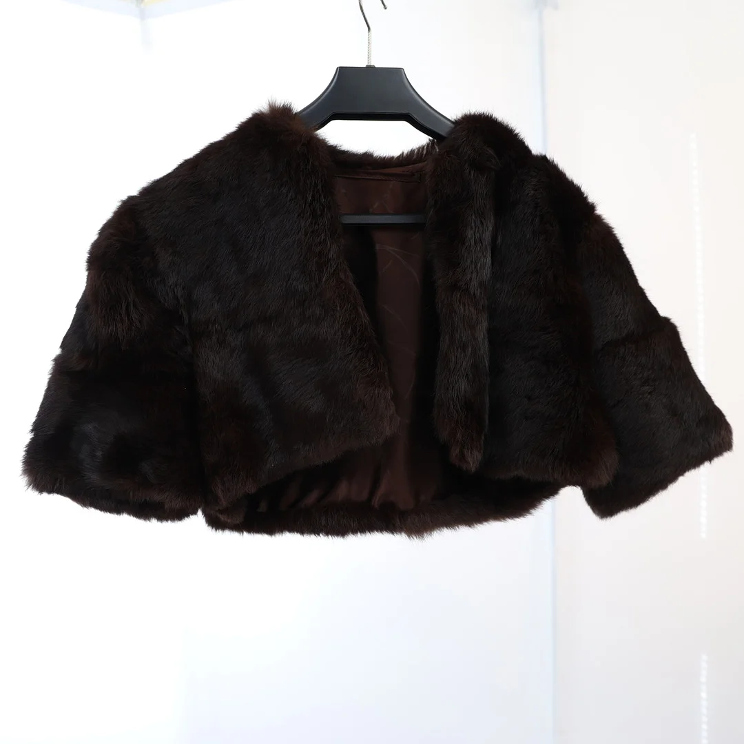 BOLERO, mink. — Vintage & Designer Fashion — Falun Auktionsbyrå