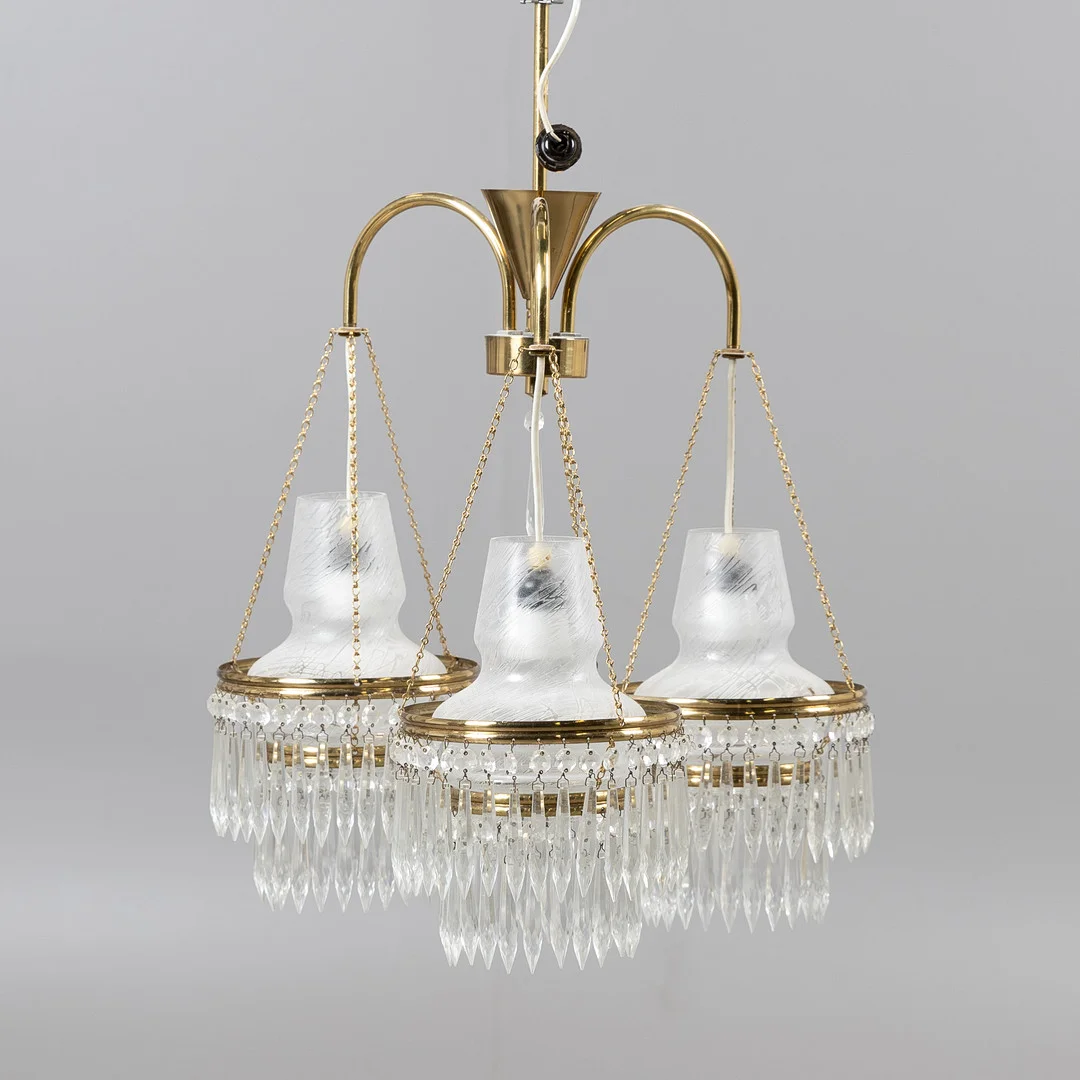 LJUSKRONA, blandstil, 1900-talets andra hälft. — Ceiling lights — Stockholms Auktionsverk Helsingborg