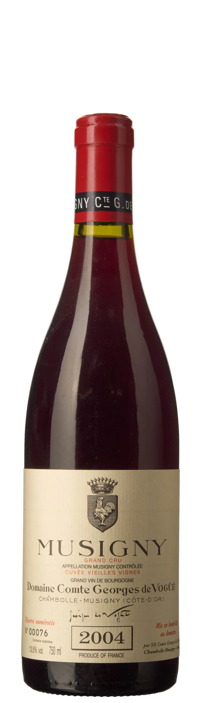 1 x Musigny Grand Cru Cuvee Vieilles Vignes 2004, Comte Georges de Vogüé — 1 x Musigny Grand Cru Cuvee Vieilles Vignes 2004, Comte Georges de Vogüé — Vin/Vin — Blomqvist