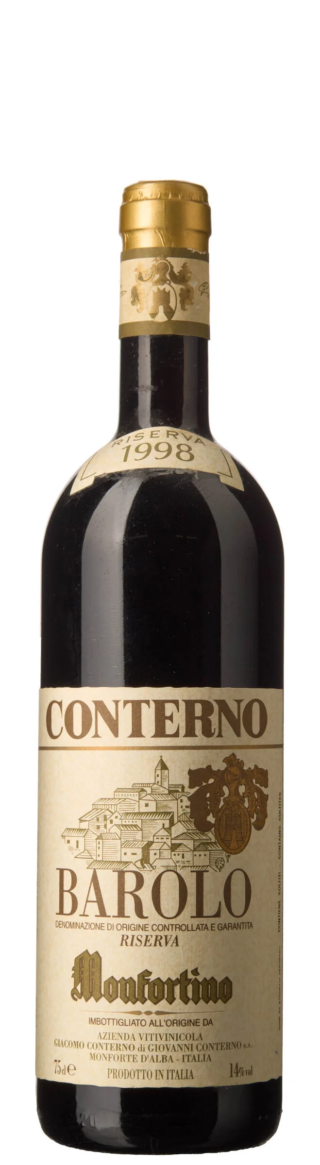 1 x Barolo Riserva Monfortino 1998, Giacomo Conterno — 1 x Barolo Riserva Monfortino 1998, Giacomo Conterno — Vin/Vin — Blomqvist