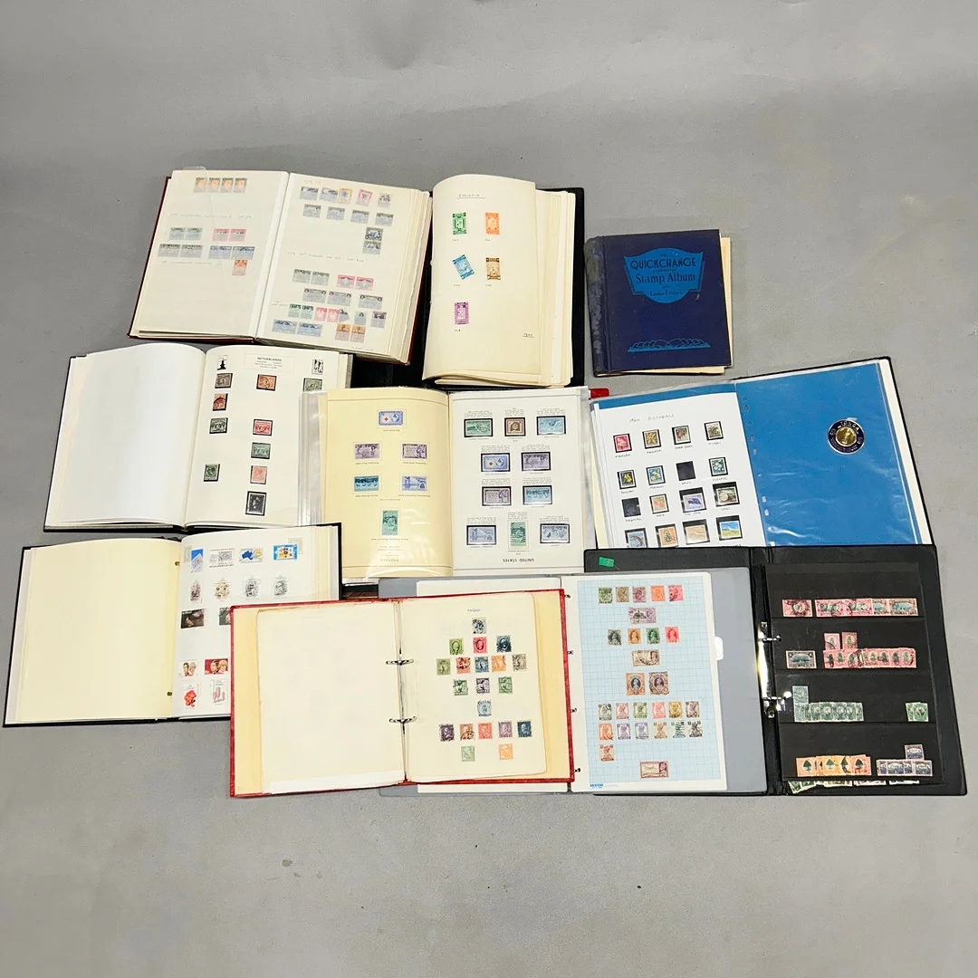 QTY STAMP ALBUMS. — Stamps — Chalkwell Auctions