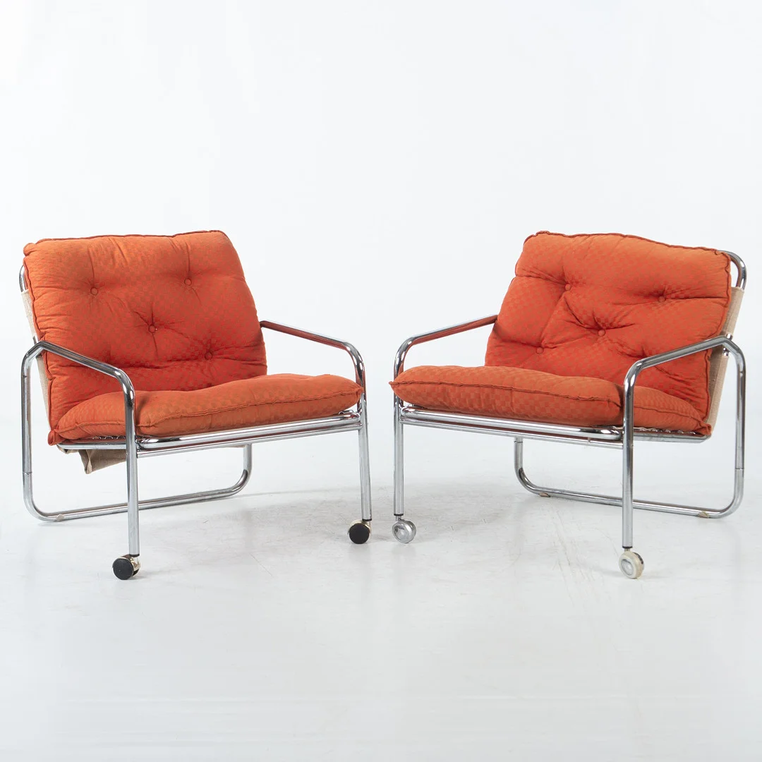 GILLIS LUNDGREN. För IKEA, fåtölj, ett par "Klav", 1970-tal. — Armchairs & Chairs — Laholms Auktionskammare