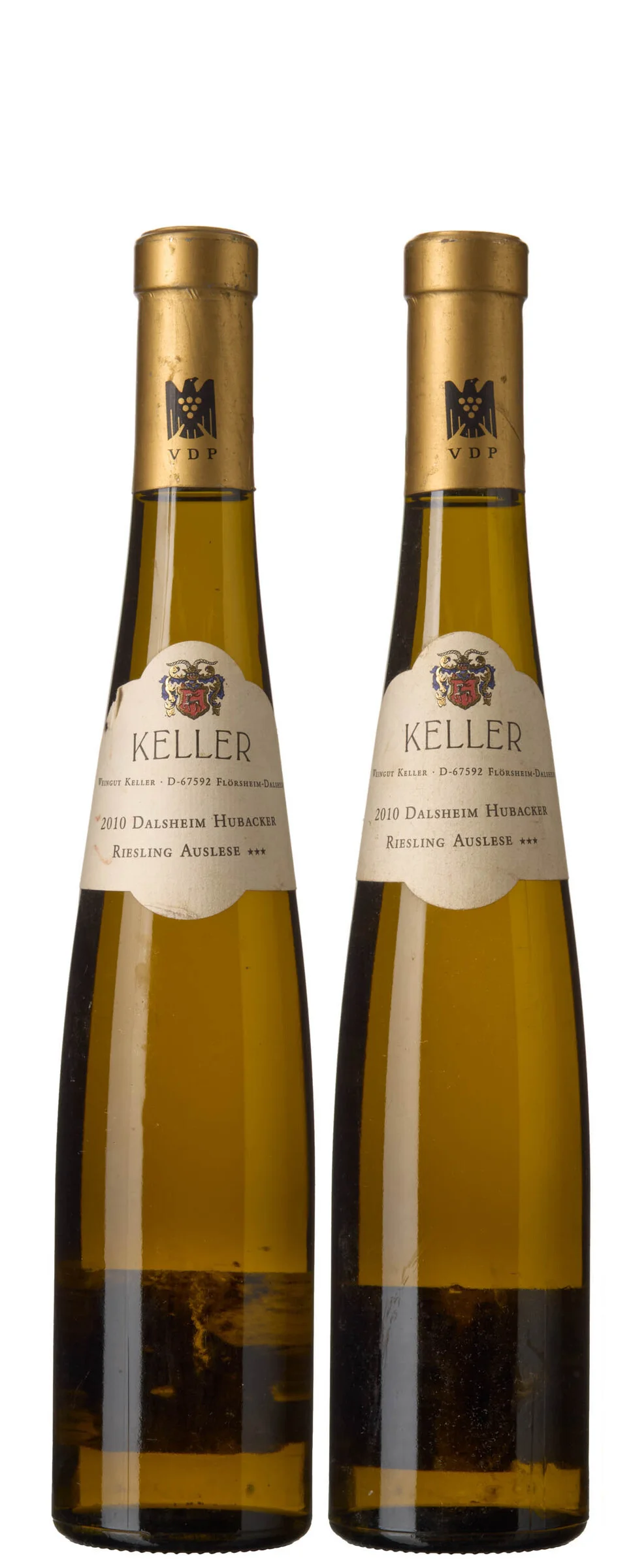 2 x 0,375 l Dalsheimer Hubacker Riesling Auslese*** 2010, Keller — 2 x 0,375 l Dalsheimer Hubacker Riesling Auslese*** 2010, Keller — Vin/Vin — Blomqvist