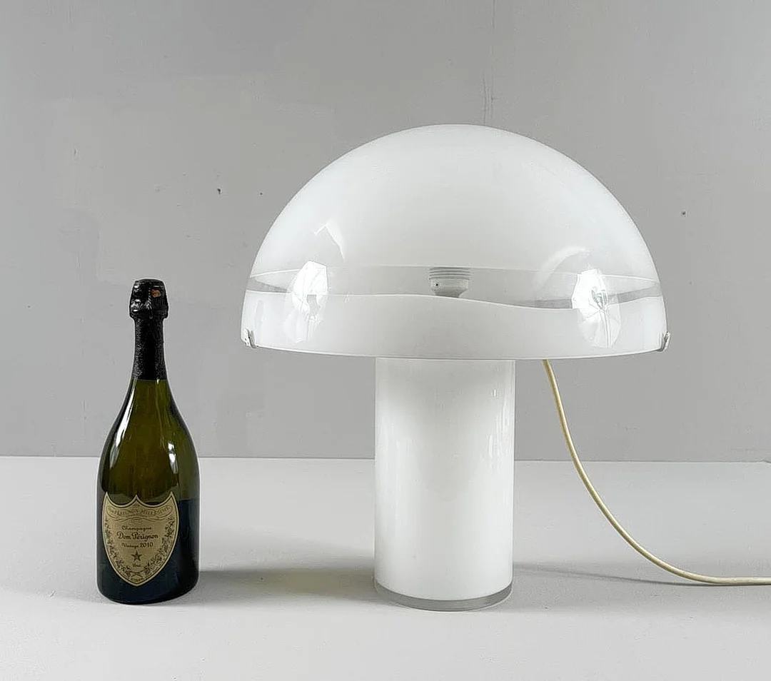 CARLO NASON. für Mazzega, Tischlampe/Pilzleuchte, Muranoglas, Italien, 1970er Jahre. — Table Lamps — Stockholms Auktionsverk Düsseldorf/Neuss