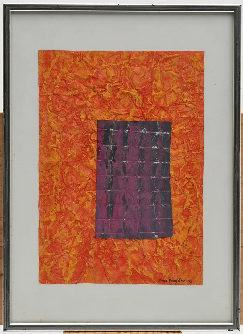 ANNA EMGÅRD. Komposition, blandteknik. — Paintings — Connoisseur Bokauktioner