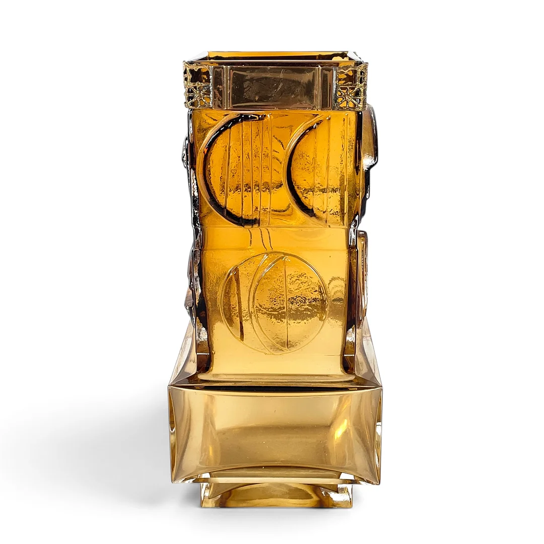 PENTTI SARPANEVA. Vas, glas, Turun Hopea, Finland, signerad samt etikettmärkt. — Utility glass — Roslagens Auktionsverk