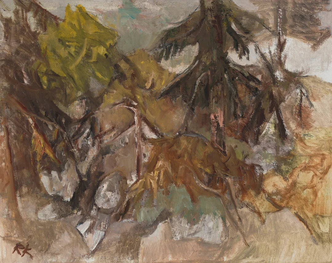 Kraugerud, Ragnar — Høstskog — Kunst/Maleri — Blomqvist