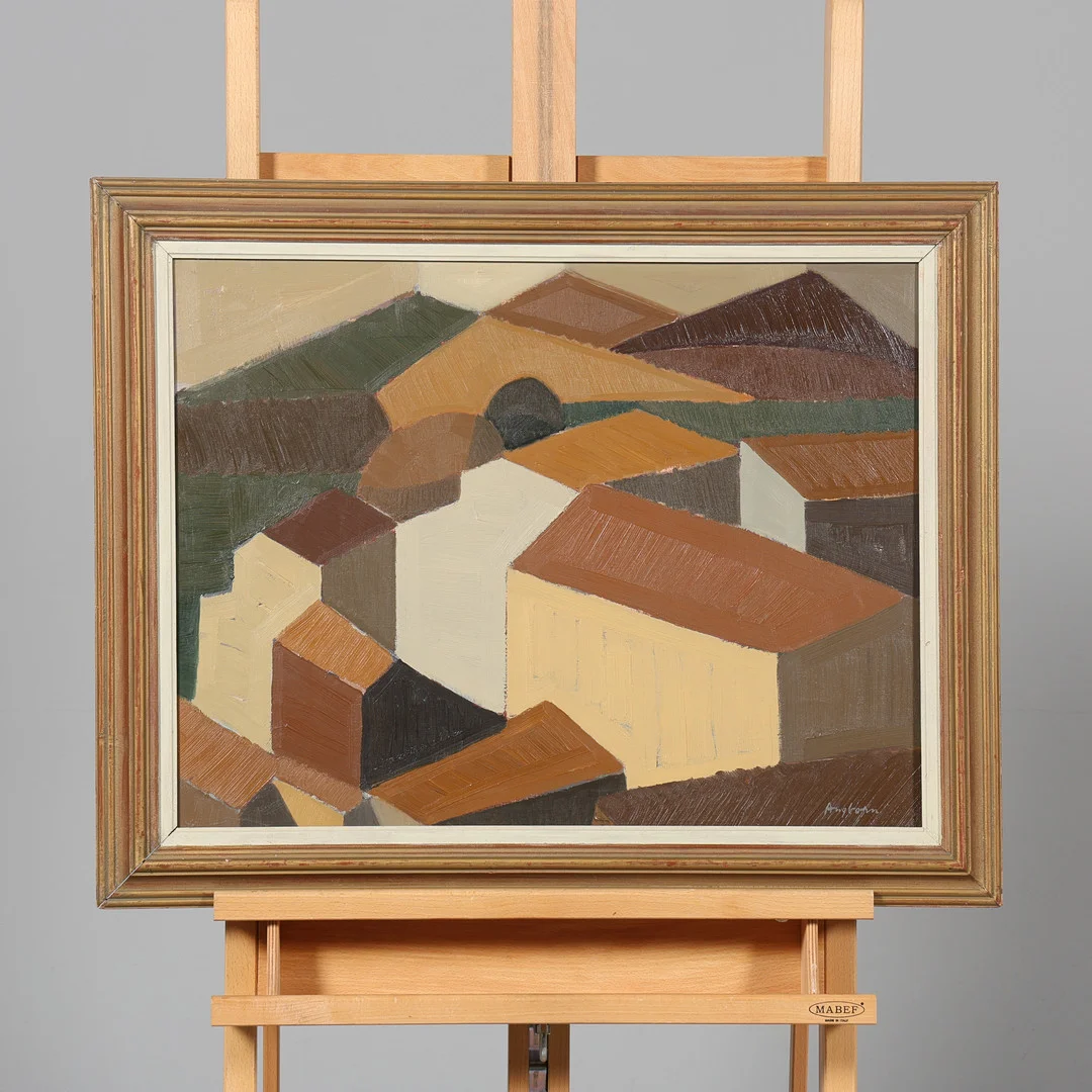 SVEN ANGBORN. OLJA PÅ DUK, signerad. — Paintings — Borås Auktionshall