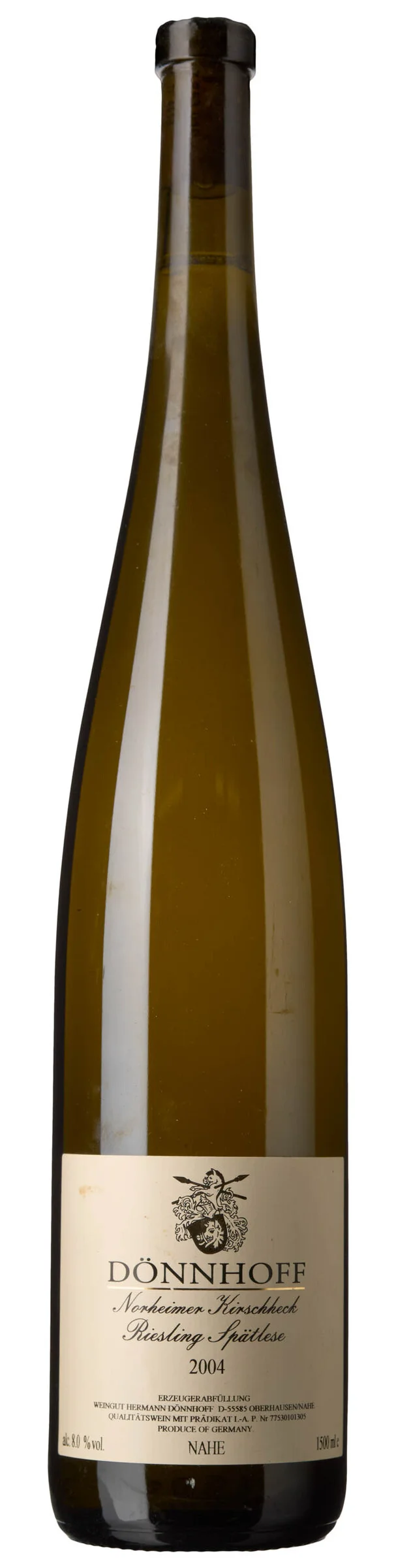 1 x MAG Norheimer Kirschheck Riesling Spätlese 2004, Dönnhoff — 1 x MAG Norheimer Kirschheck Riesling Spätlese 2004, Dönnhoff — Vin/Vin — Blomqvist
