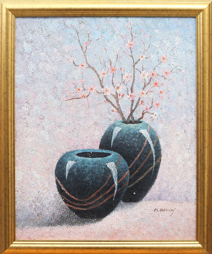 OIDENTIFIERAD KONSTNÄR. OLJA, på duk, signerad. — Paintings — Kalmar Auktionsverk