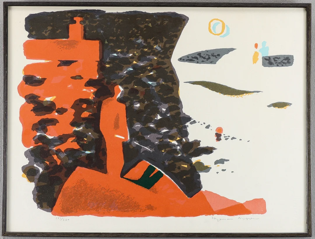 INGMAR NYGREN. Figurkomposition. — Engravings & Prints — Karlstad Hammarö Auktionsverk