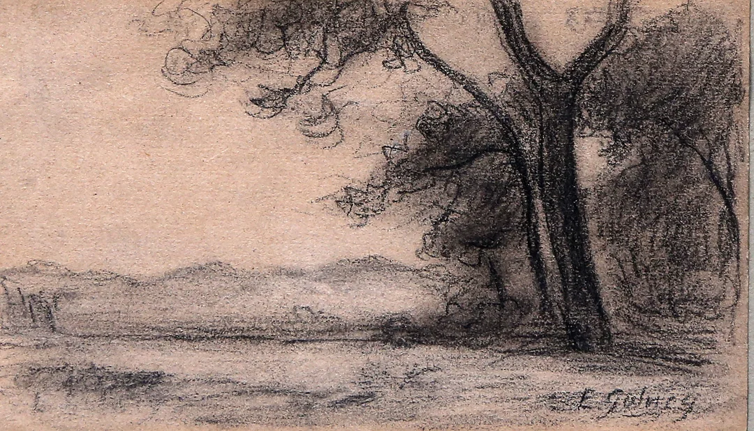 ENRIC GALWEY. Landscape. — Drawings — Balclis