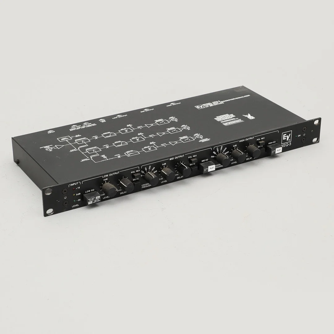 EFFEKTMODUL, Electro-Voice XEQ-3, electronic crossover. — Musical instruments — Crafoord Auktioner Malmö