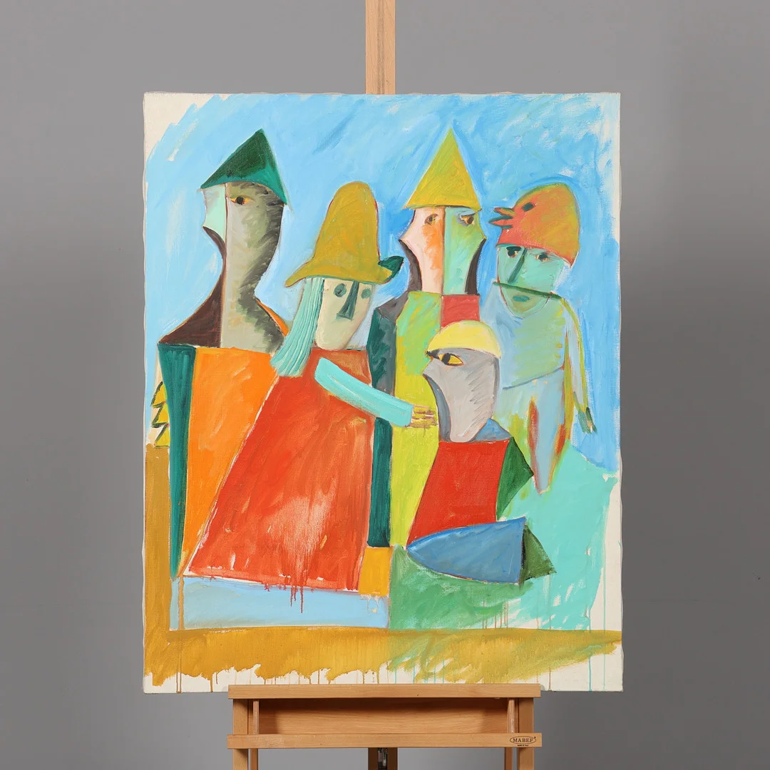JONNY FORSSTRÖM. TILLSKRIVEN. OLJA PÅ DUK. — Paintings — Borås Auktionshall