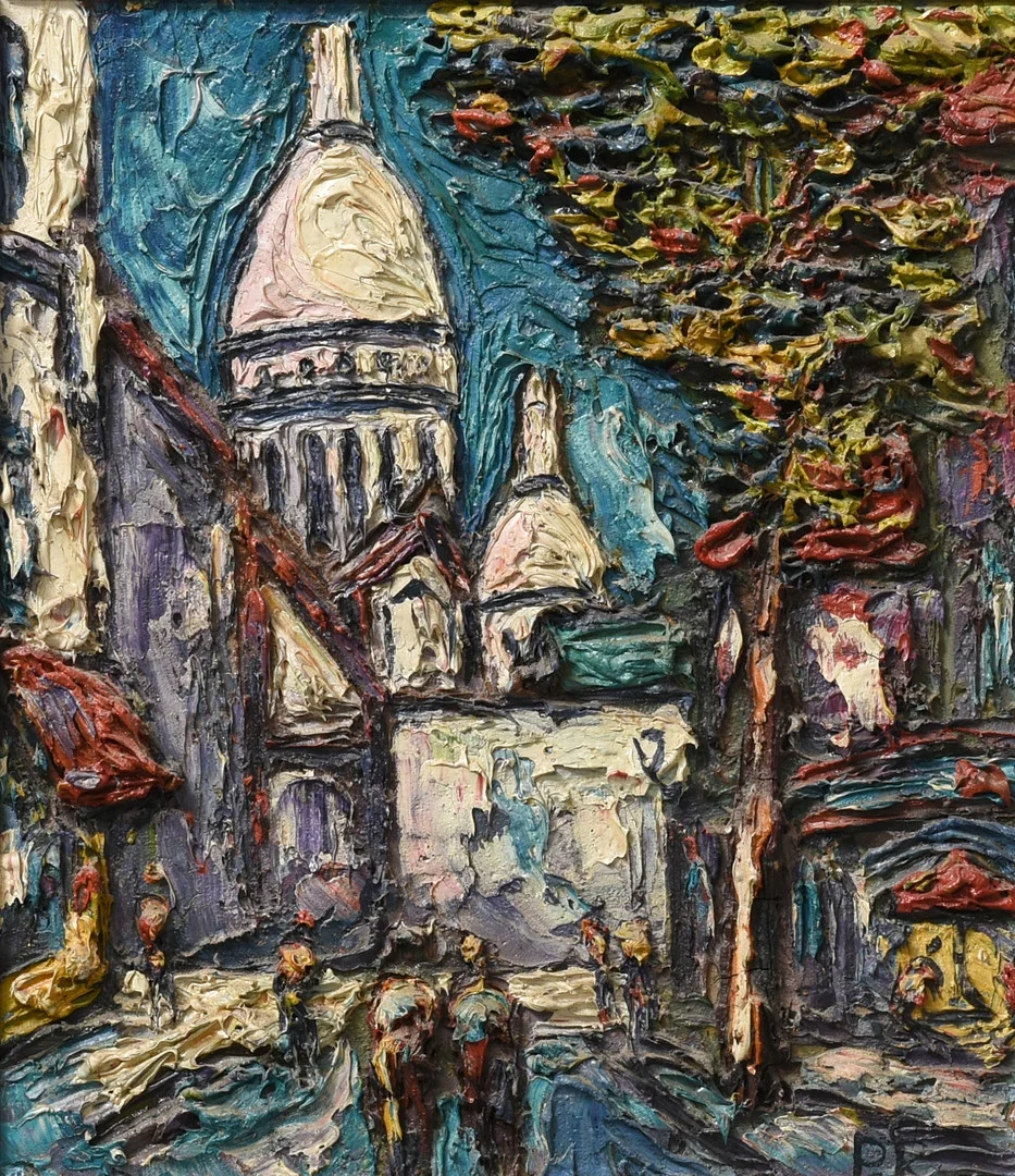PREBEN RASMUSSEN. (1919-1970) Olie på plade. Signeret PR. Danmark. Starten af 1900-tallet. — Paintings — Sørensen Auktioner