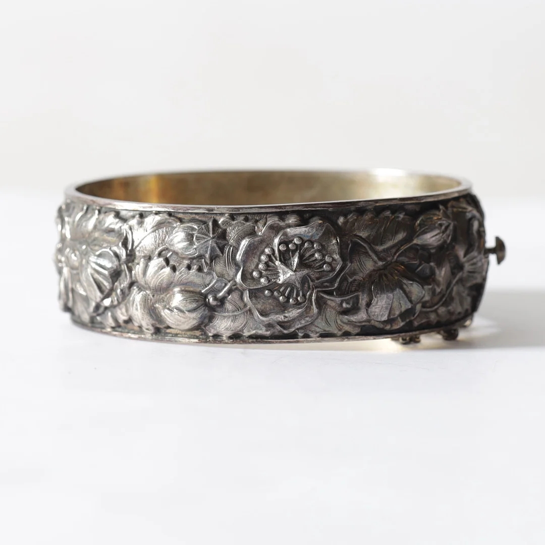 ARMRING, silver. Totalvikt ca 34,9 gram. — Bracelets — Gomér & Andersson Nyköping