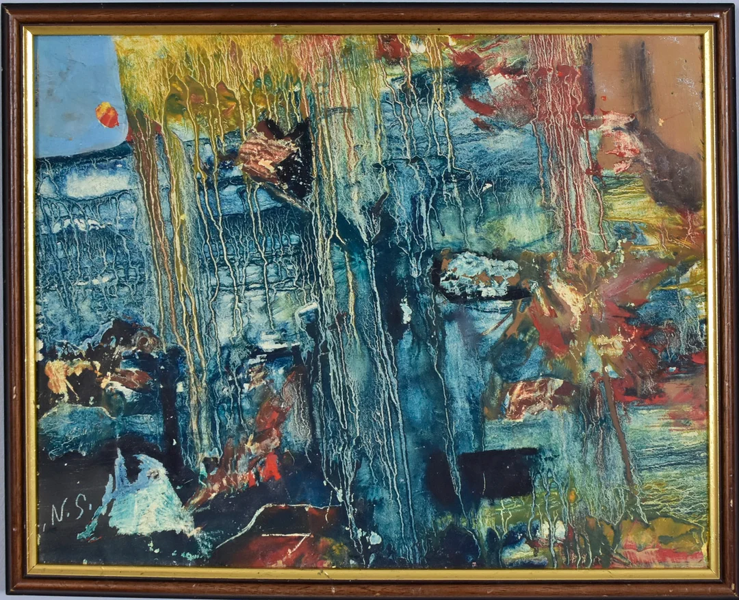 OIDENTIFIERAD KONSTNÄR. Olja på pannå. — Paintings — Halmstads Auktionskammare