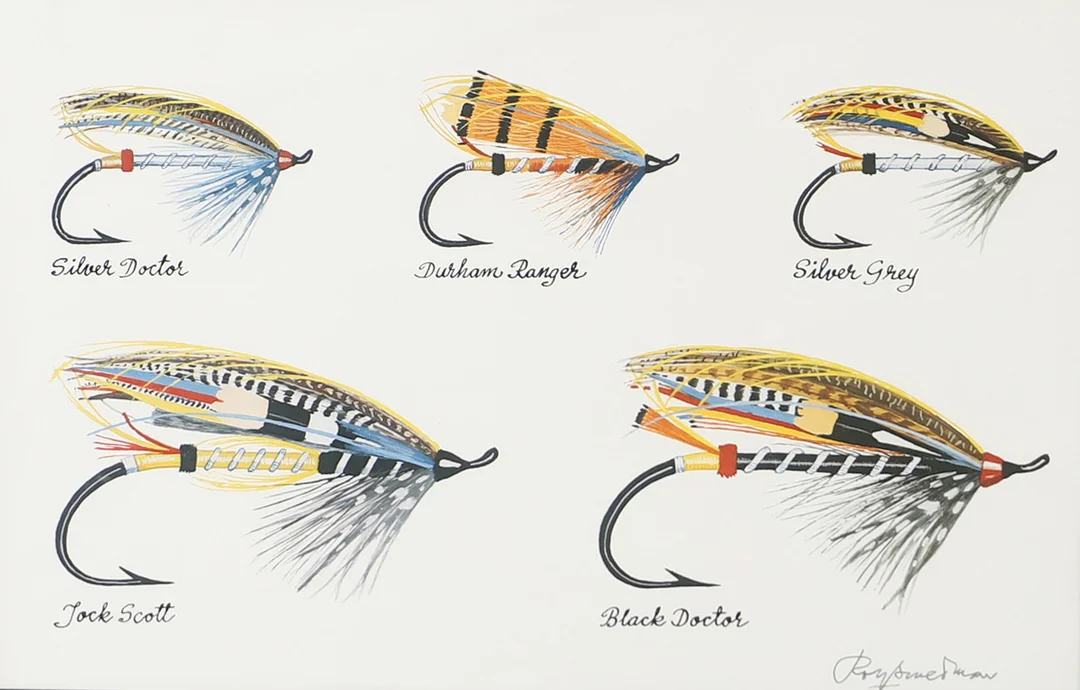 ROLF SMEDMAN. Flugor, signerat tryck. — Engravings & Prints — Helsingborgs Auktionskammare