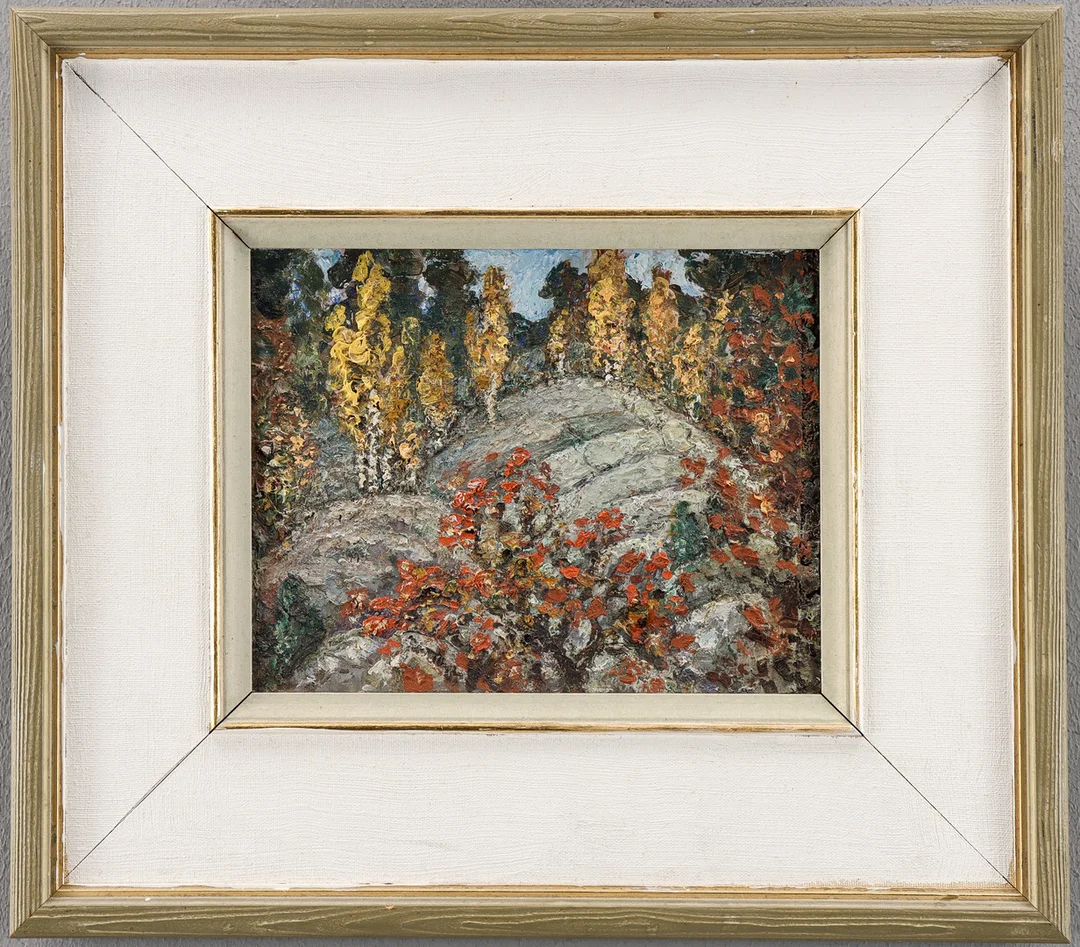 ANTS MURAKIN (ESTLAND 1892-1975). Höstlandskap. — Paintings — Karlstad Hammarö Auktionsverk