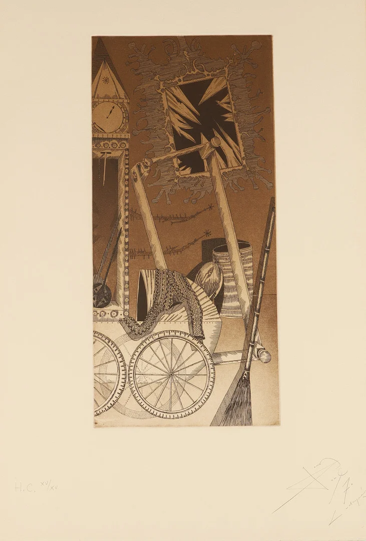 JOAN PONÇ. serie la metamorfosis de kafka. estampación al aguafuerte sobre papel. polígrafa obra gráfica. firmada y justificada a lápiz. 1978. — Engravings & Prints — Barcelona Auctions