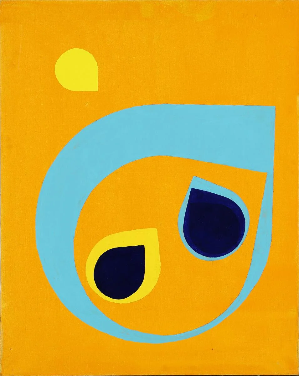 “Dynamik XXIII”, 2002. Signed on the reverse. Oil on canvas. 94×73 cm. Unframed. — Modern Paintings/Modern art — Bruun Rasmussen