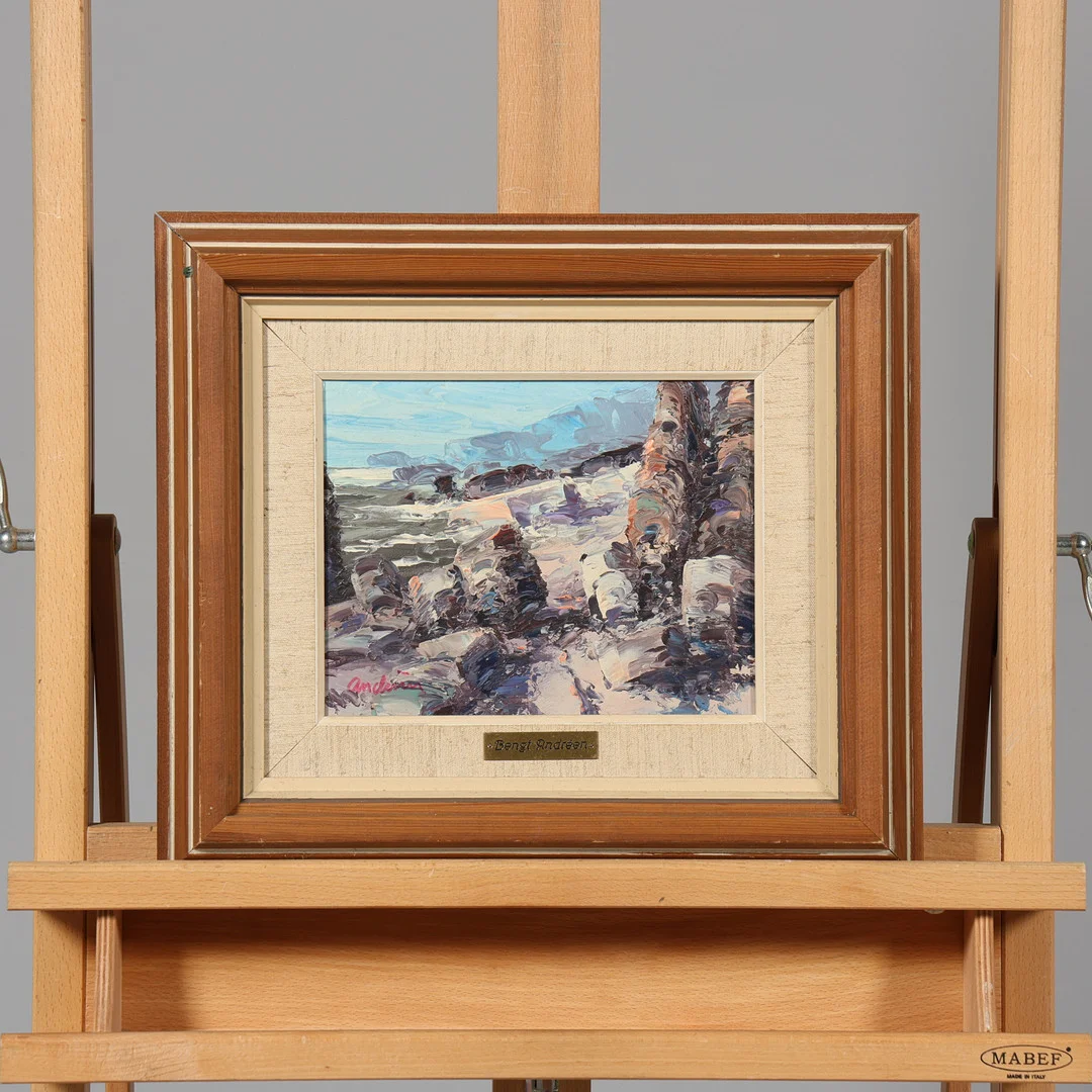 BENGT ANDRÉN. OLJA PÅ DUK, signerad. — Paintings — Borås Auktionshall
