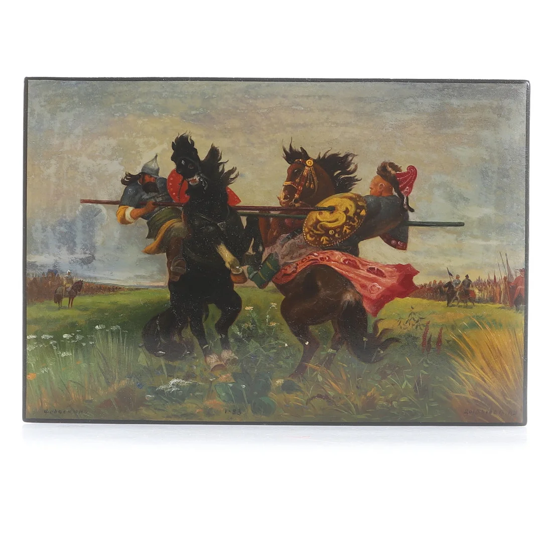 LACKSKRIN, Fedoskino, Ryssland. — Other collectables — RA Auktionsverket Norrköping