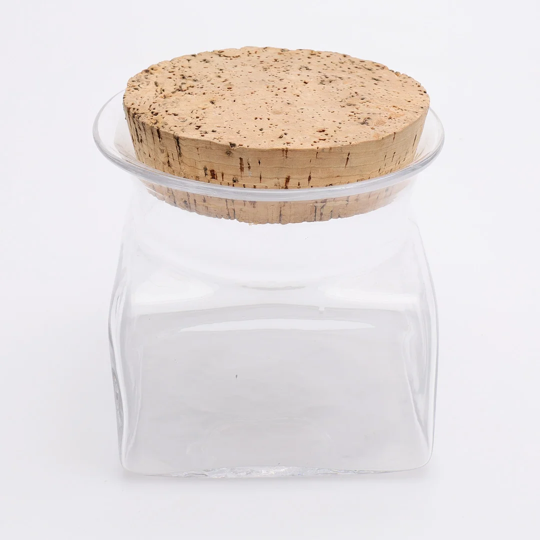 SIGNE PERSSON-MELIN. FÖRVARINGSBURK, GLAS, "SILL I KVADRAT" MED KORKLOCK, FÖR BODA GLASBRUK, FORMGIVEN 1968-69. — Tableware — Crafoord Auktioner Lund