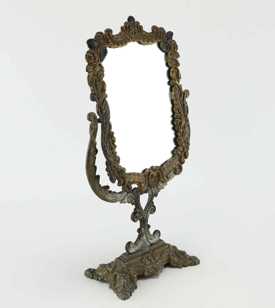BORDSSPEGEL, gjutjärn, 1800-tal. — Mirrors — Hälsinglands Auktionsverk