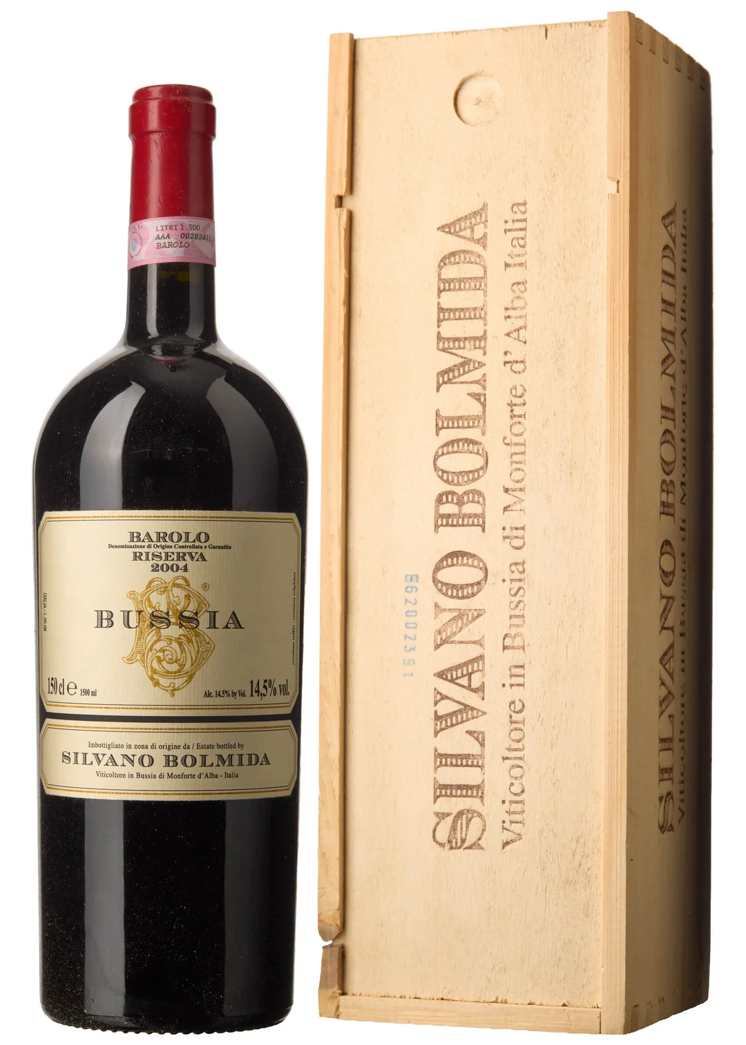 1 x MAG Barolo Riserva Bussia 2004, Silvano Bolmida (OWC) — 1 x MAG Barolo Riserva Bussia 2004, Silvano Bolmida (OWC) — Vin/Vin — Blomqvist