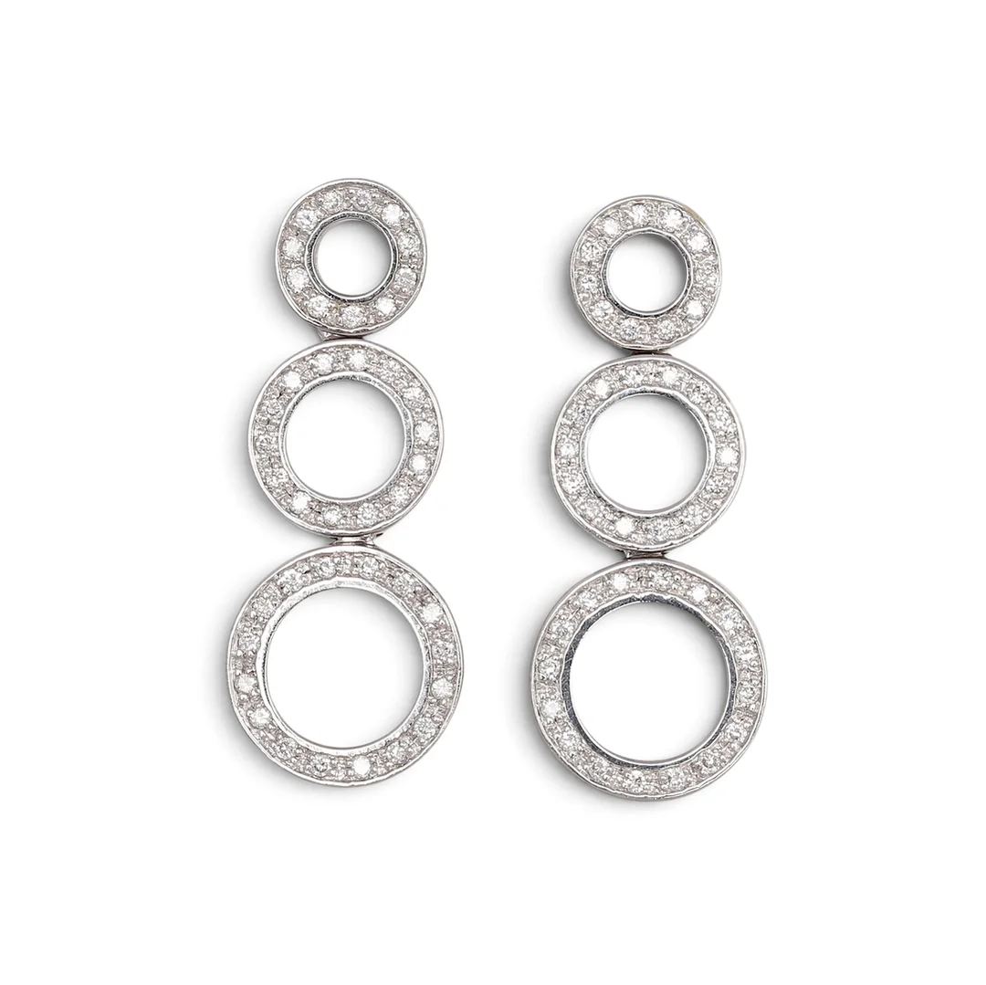 Diamonds drop earrings. — Earrings — Balclis