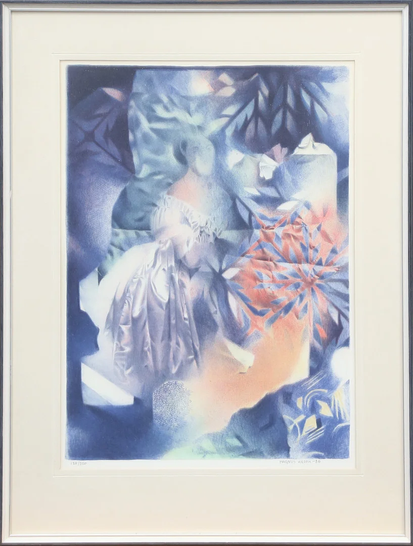 MAGNUS KROOK. LITO, signerad. — Engravings & Prints — Kalmar Auktionsverk