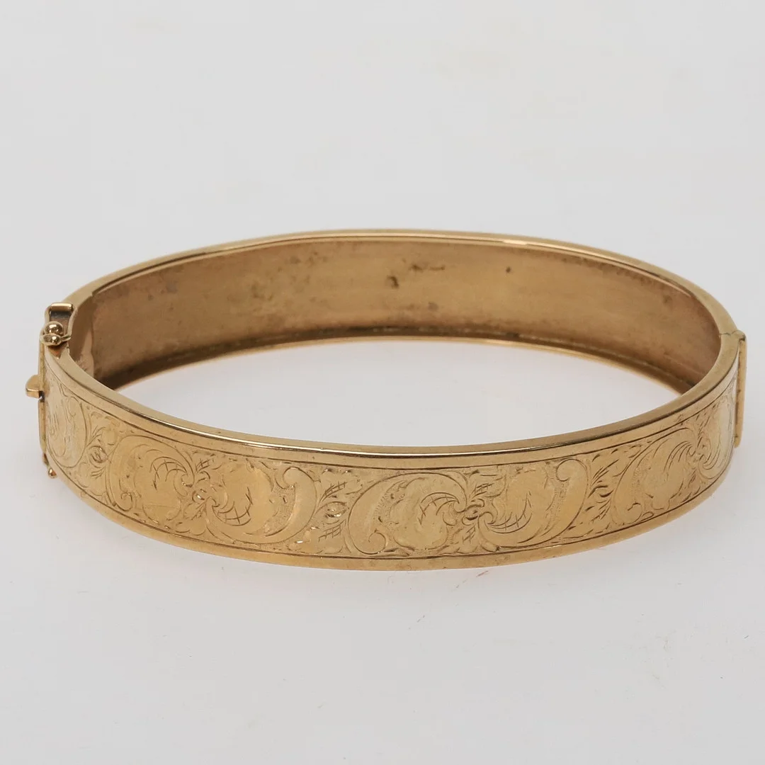 ARMBAND, guld, 18k, Kaplan&Co, Stockholm, 1936. Vikt: 17,73 gram. — Bracelets — Örebro Stadsauktioner