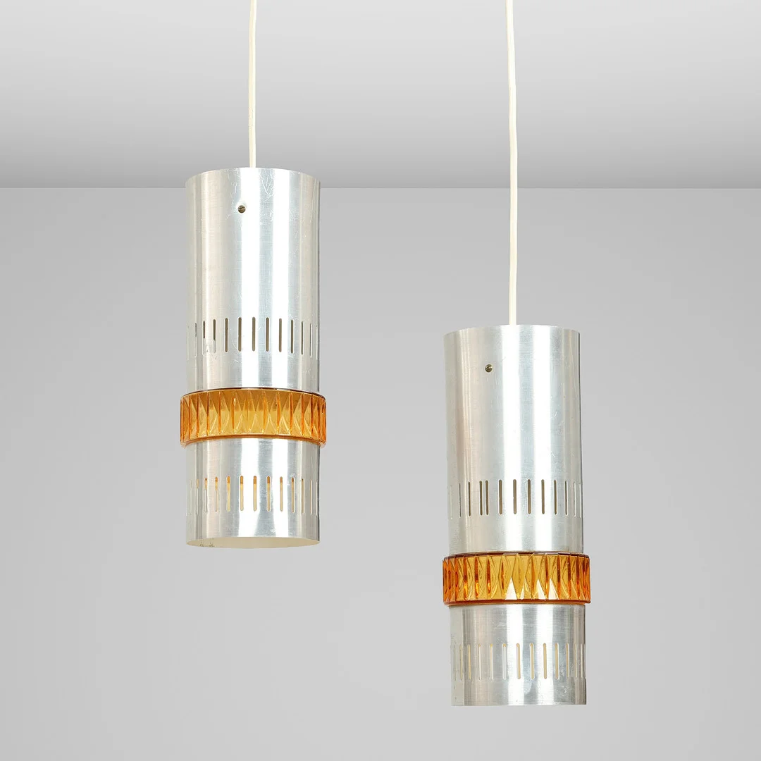 Par pendler, 1960'erne (2). — Ceiling lights — Palsgaard Kunstauktioner