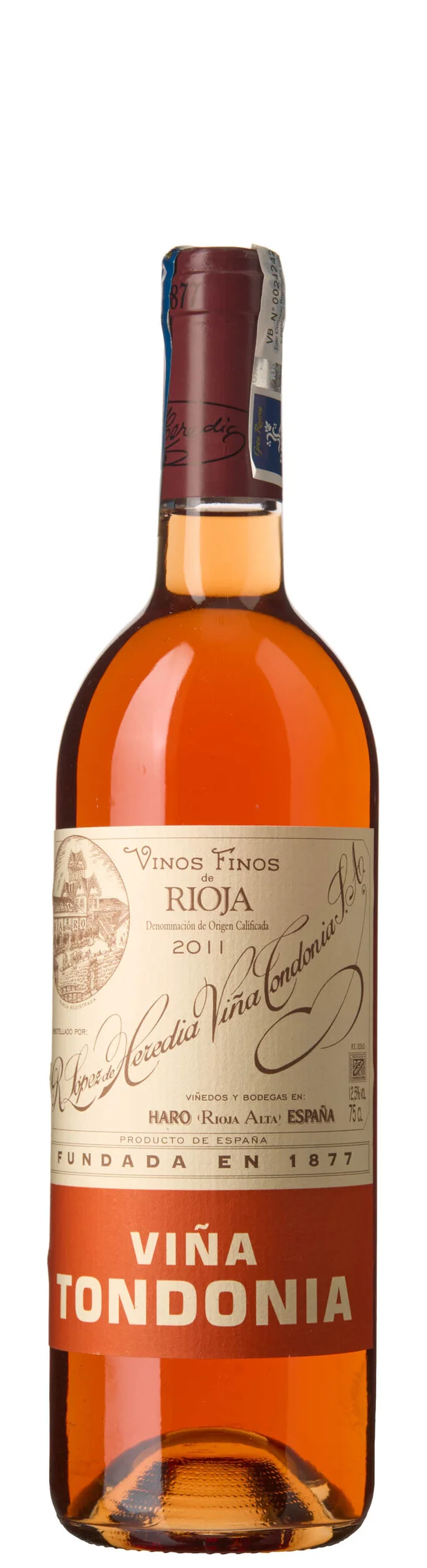 1 x Rioja Gran Reserva Rosado Vina Tondonia 2011, Lopez de Heredia — 1 x Rioja Gran Reserva Rosado Vina Tondonia 2011, Lopez de Heredia — Vin/Vin — Blomqvist