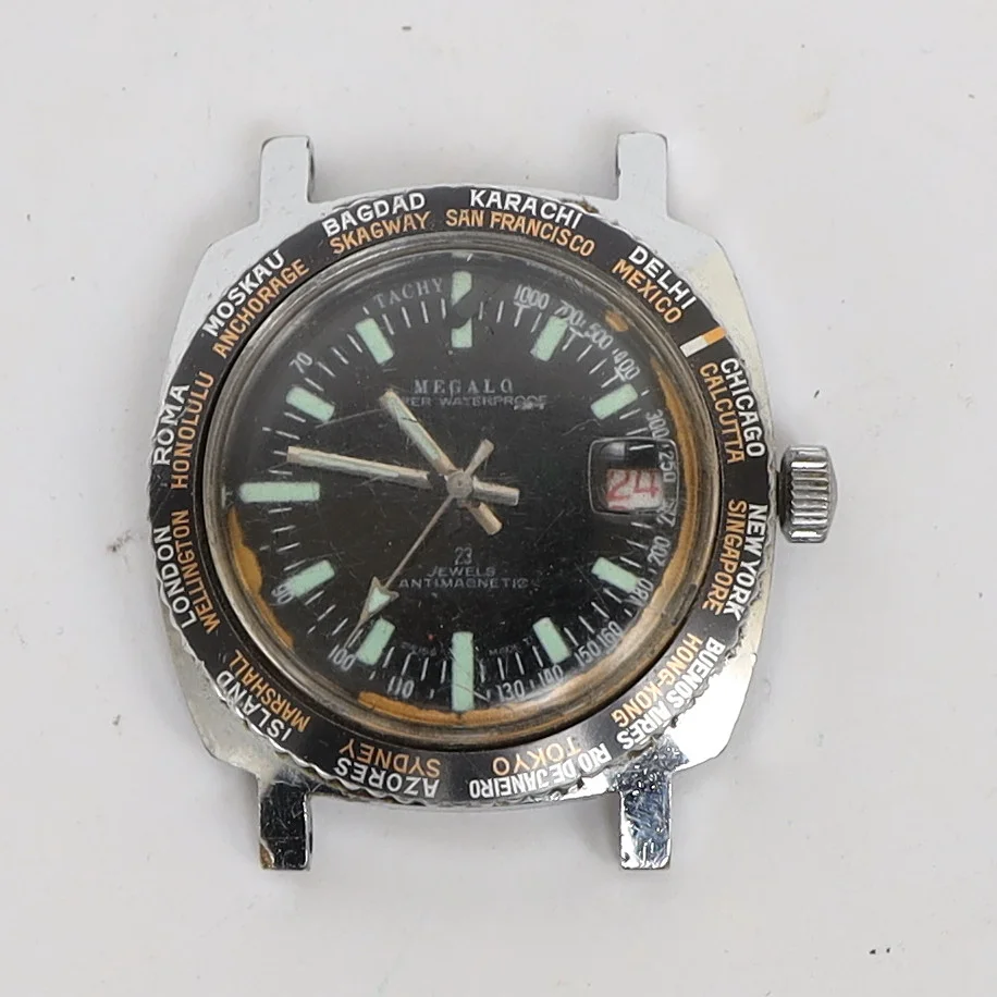 HERRARMBANDSUR, Megalo, automatic. — Wristwatches — Falun Auktionsbyrå