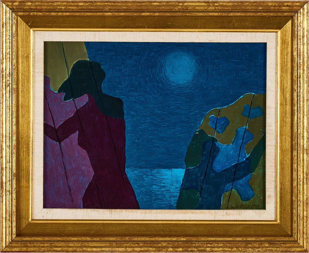 WALDEMAR LORENTZON. Komposition. — Paintings — Stockholms Auktionsverk Magasin 5