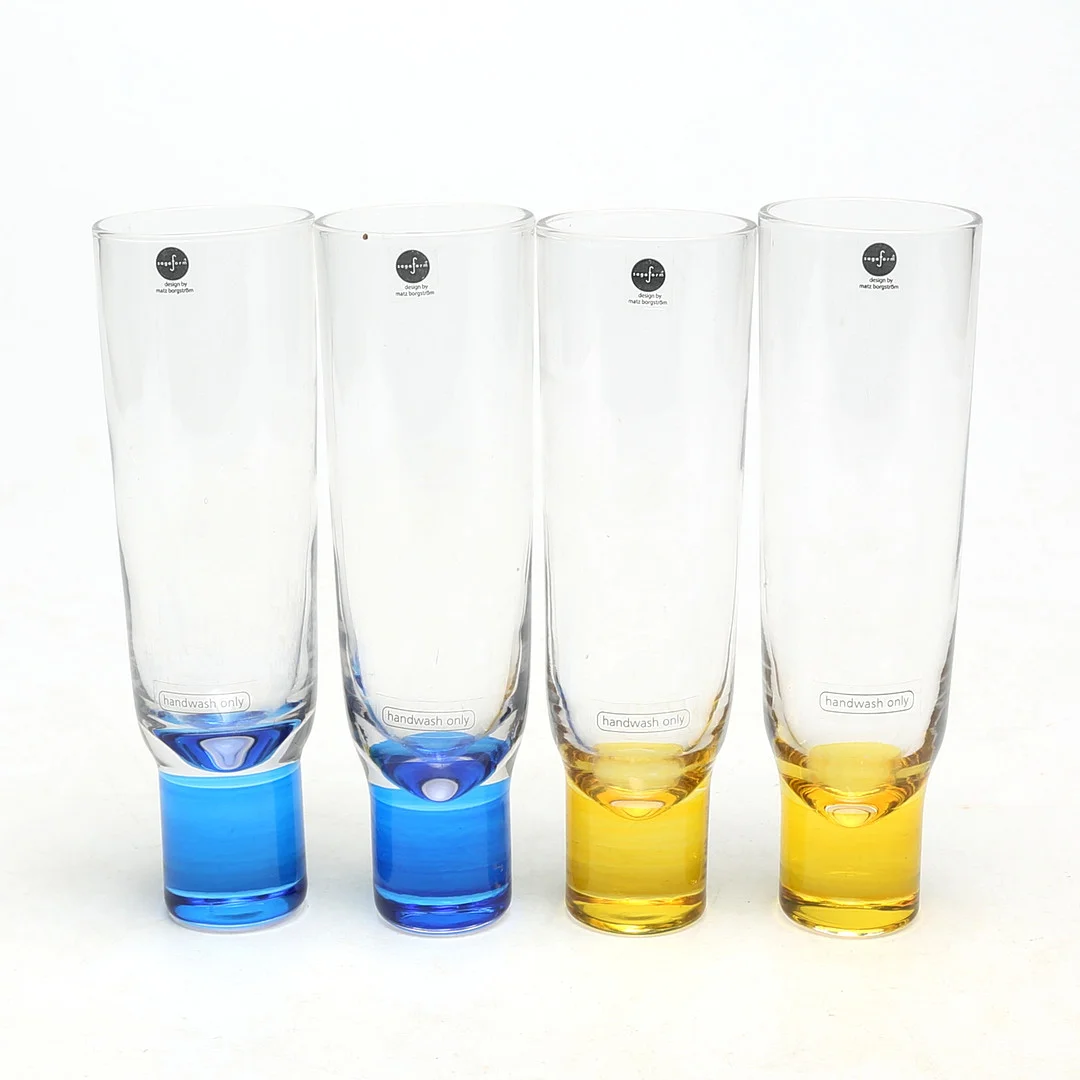 SERVISGLAS, 4 st, Sagaform, moderna. — Tableware — Kalmar Auktionsverk