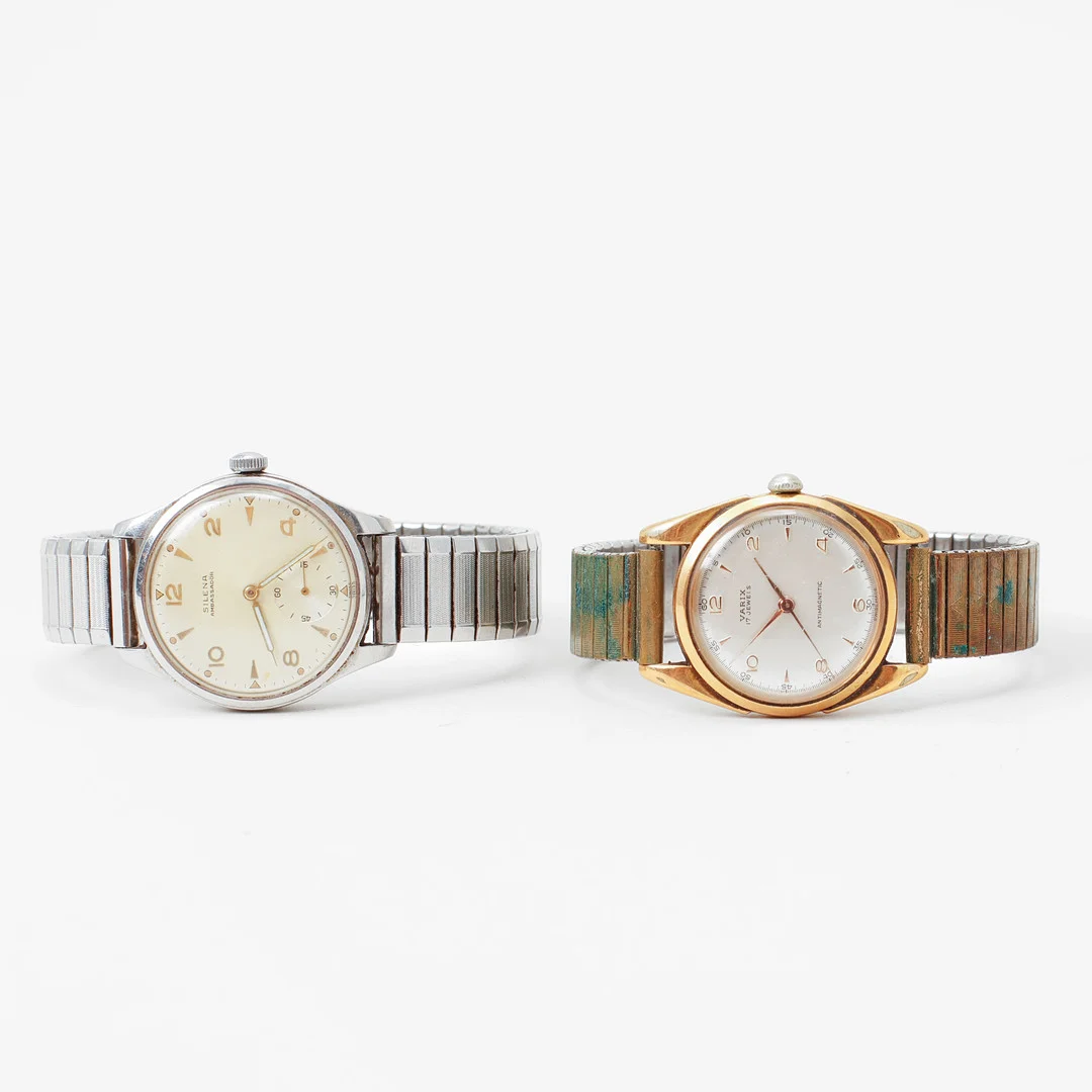 ARMBANDSUR, 2 stycken, Silena Ambassador och Varix. — Wristwatches — Göteborgs Auktionsverk