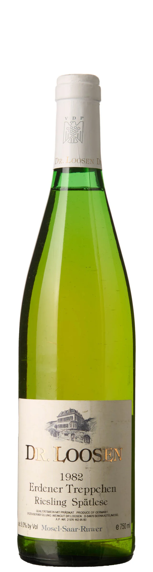 1 x Erdener Treppchen Riesling Spätlese 1982, Dr. Loosen — 1 x Erdener Treppchen Riesling Spätlese 1982, Dr. Loosen — Vin/Vin — Blomqvist